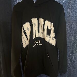 Black AP RACE CLUB Hoodie